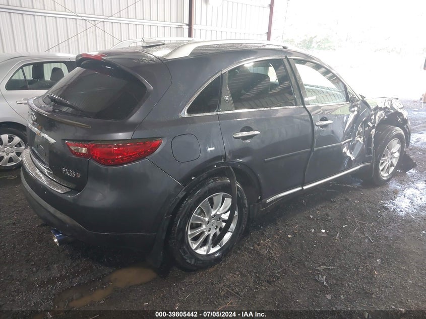 2010 Infiniti Fx35 VIN: JN8AS1MW4AM852837 Lot: 39805442