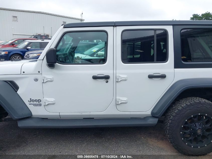 2018 Jeep Wrangler Unlimited Sport S 4X4 VIN: 1C4HJXDG4JW129910 Lot: 39805478