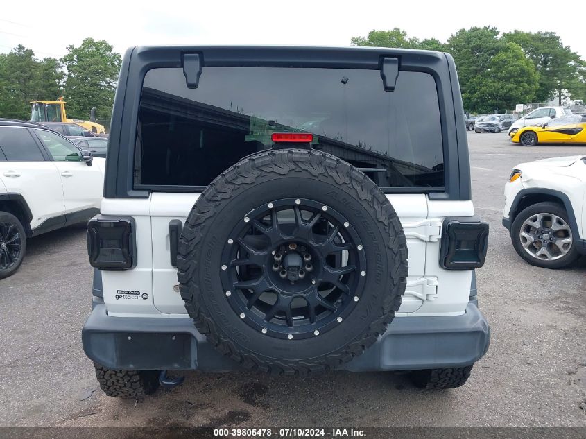 2018 Jeep Wrangler Unlimited Sport S 4X4 VIN: 1C4HJXDG4JW129910 Lot: 39805478