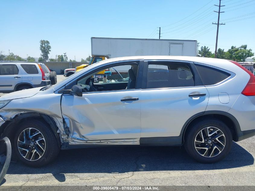 2016 Honda Cr-V Se VIN: 2HKRM3H42GH536286 Lot: 39805479