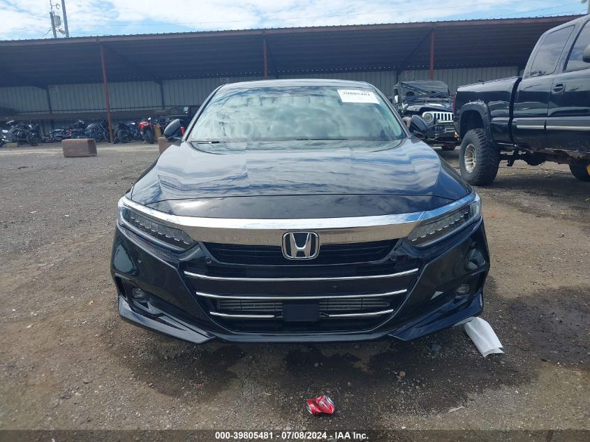 2021 Honda Accord Touring VIN: 1HGCV2F99MA010754 Lot: 39805481