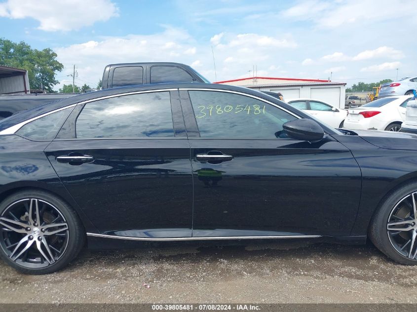 2021 Honda Accord Touring VIN: 1HGCV2F99MA010754 Lot: 39805481