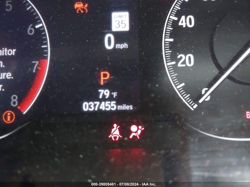 2021 Honda Accord Touring VIN: 1HGCV2F99MA010754 Lot: 39805481