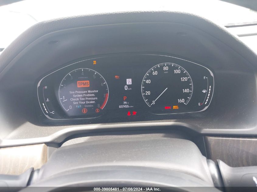 2021 Honda Accord Touring VIN: 1HGCV2F99MA010754 Lot: 39805481