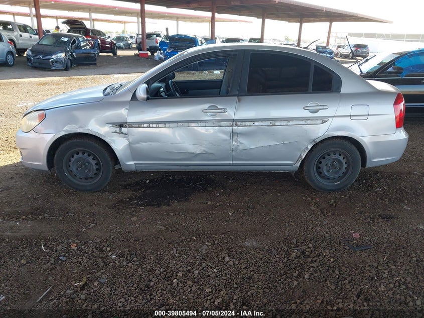 2007 Hyundai Accent Gls VIN: KMHCN46C97U117713 Lot: 39805494