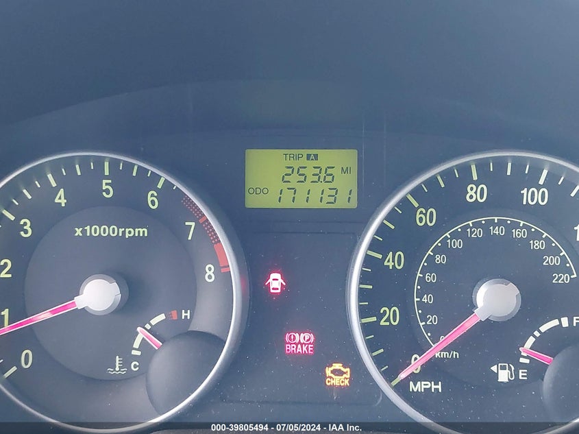 2007 Hyundai Accent Gls VIN: KMHCN46C97U117713 Lot: 39805494