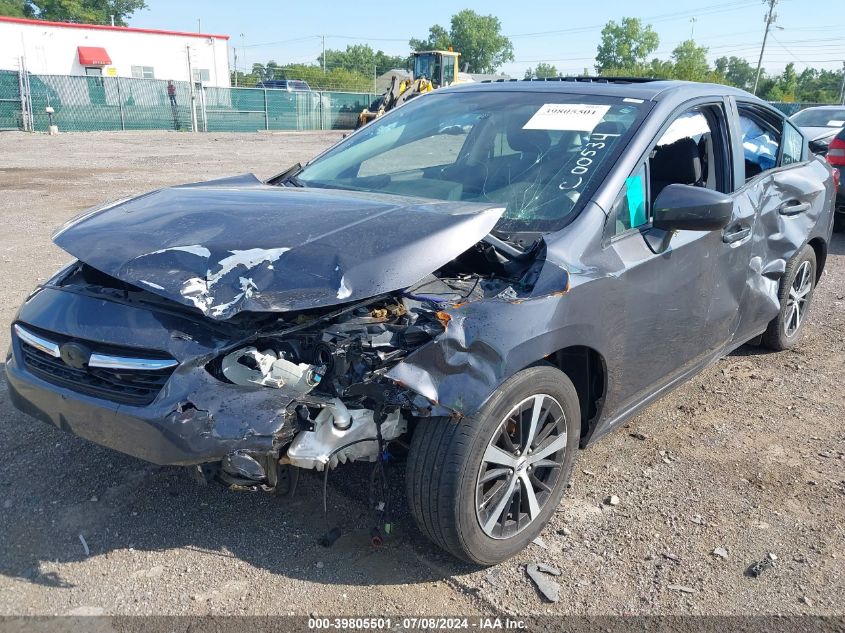 2020 Subaru Impreza Premium VIN: 4S3GKAD64L3607325 Lot: 39805501