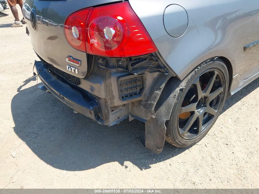 2006 Volkswagen Gti 2-Door VIN: WVWFV71K86W195100 Lot: 39805535