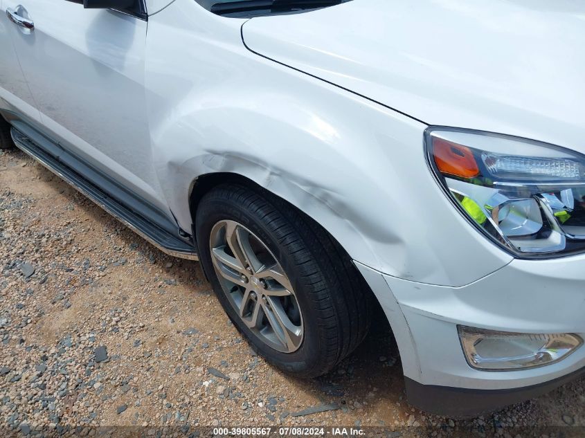 2016 Chevrolet Equinox Ltz VIN: 2GNALDEK9G6352306 Lot: 39805567