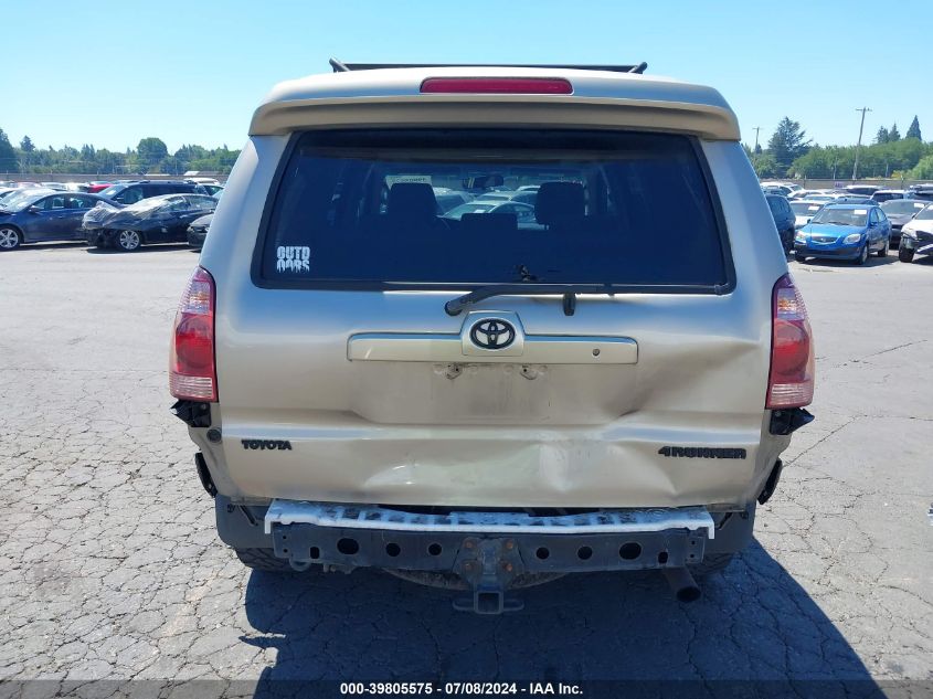 2005 Toyota 4Runner Sr5 V6 VIN: JTEBU14R050071083 Lot: 39805575