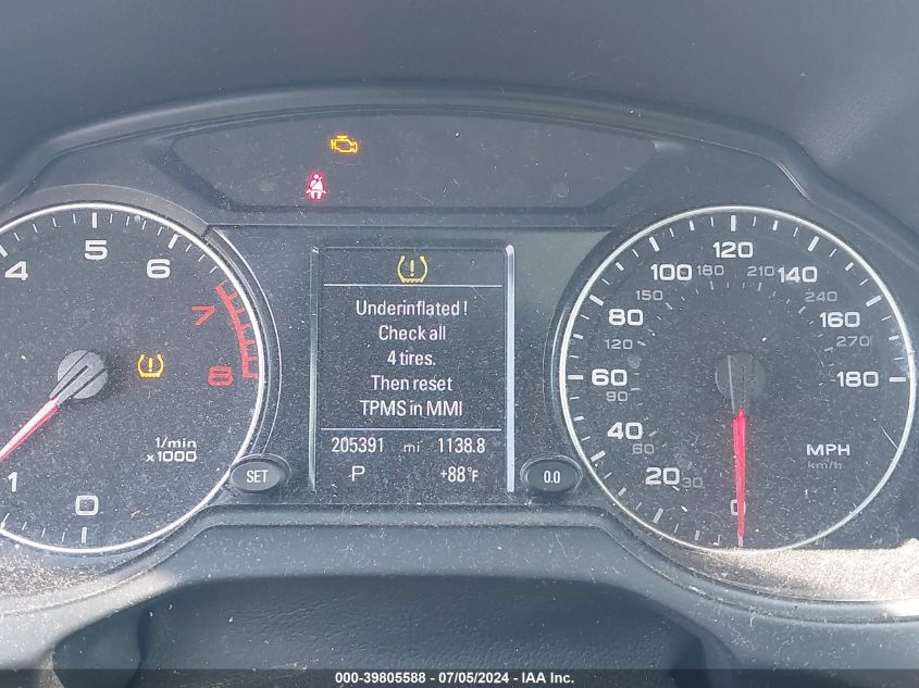 2010 Audi Q5 3.2 Premium VIN: WA1LKAFP1AA102236 Lot: 39805588