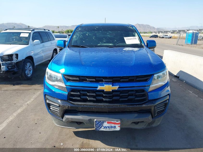 2021 Chevrolet Colorado VIN: 1GCGTBEN5M1151700 Lot: 39805590