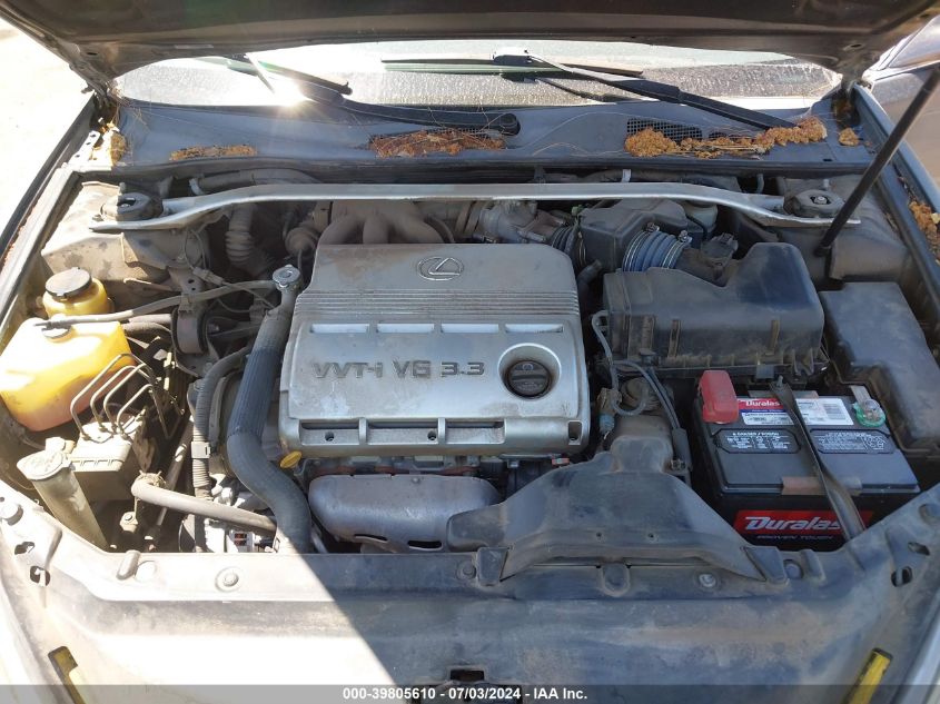 2004 Lexus Es 330 VIN: JTHBA30G645049019 Lot: 39805610