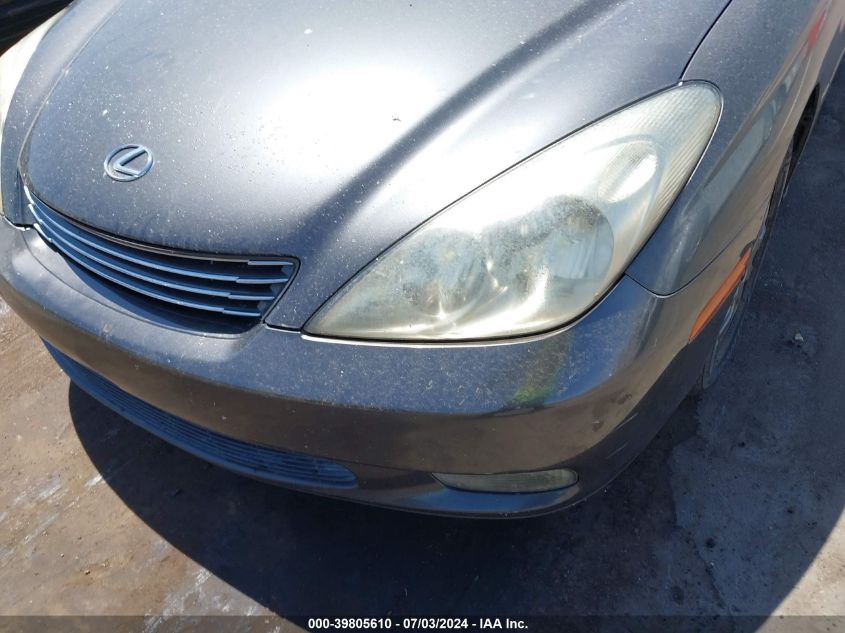 2004 Lexus Es 330 VIN: JTHBA30G645049019 Lot: 39805610