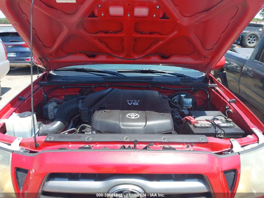 2010 Toyota Tacoma Prerunner V6 VIN: 5TETU4GN2AZ744114 Lot: 39805612