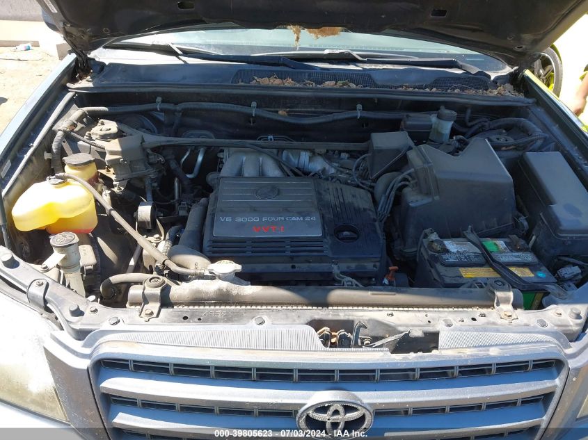 2002 Toyota Highlander Limited V6 VIN: JTEHF21A520091155 Lot: 39805623