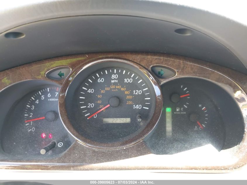 2002 Toyota Highlander Limited V6 VIN: JTEHF21A520091155 Lot: 39805623