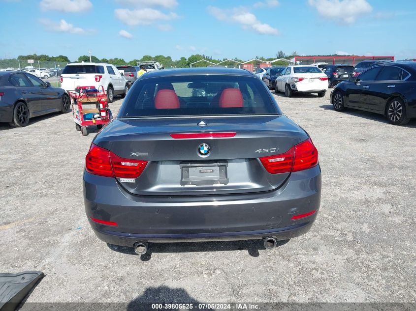 2015 BMW 435I xDrive VIN: WBA3T7C57F5A36834 Lot: 39805625