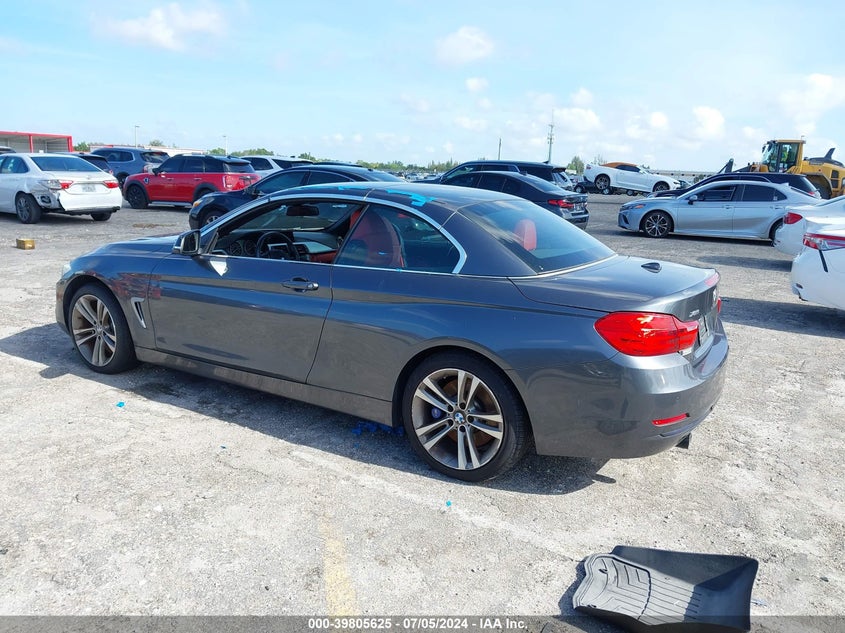 2015 BMW 435I xDrive VIN: WBA3T7C57F5A36834 Lot: 39805625