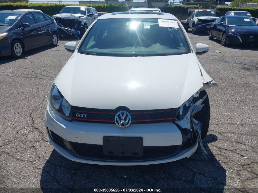 2013 Volkswagen Gti Drivers Edition VIN: WVWHD7AJ0DW140947 Lot: 39805626