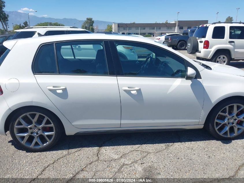 2013 Volkswagen Gti Drivers Edition VIN: WVWHD7AJ0DW140947 Lot: 39805626