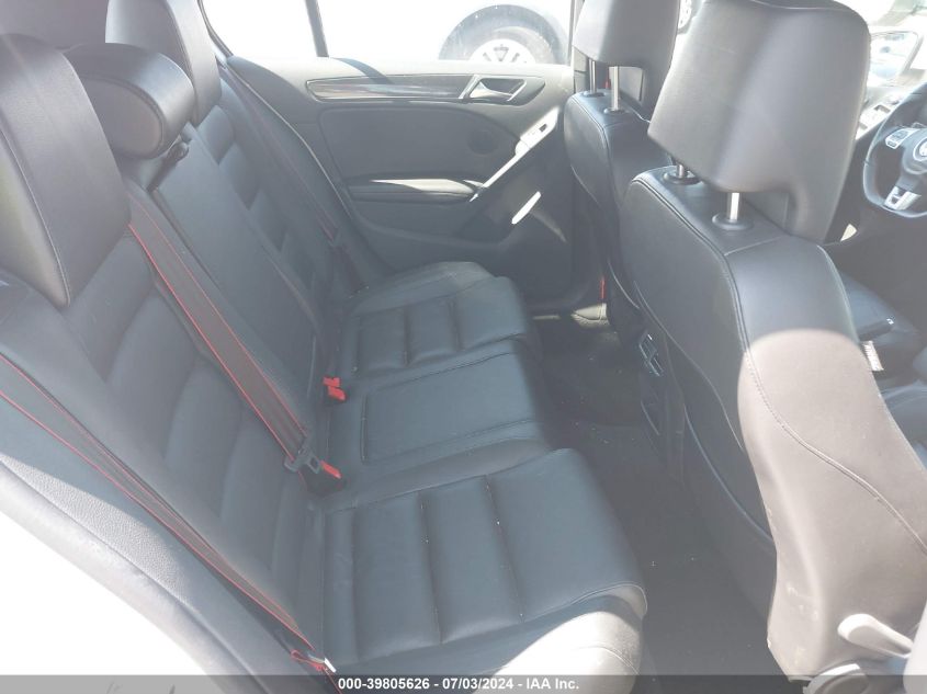 2013 Volkswagen Gti Drivers Edition VIN: WVWHD7AJ0DW140947 Lot: 39805626