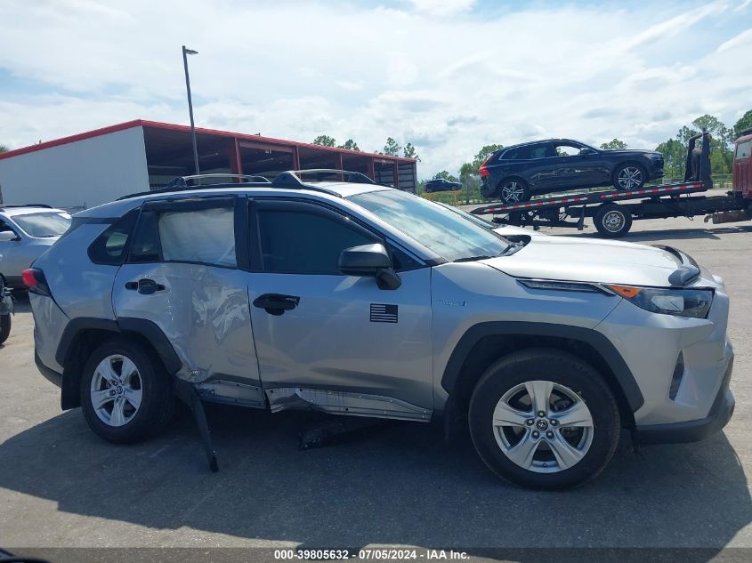 2020 Toyota Rav4 Hybrid Le VIN: 2T3LWRFV8LW079906 Lot: 39805632