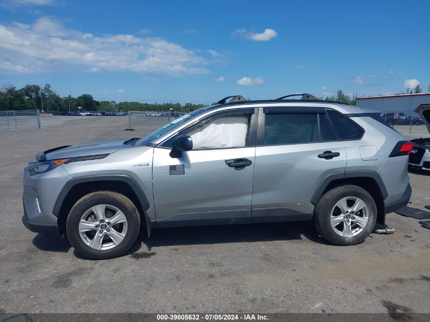 2020 Toyota Rav4 Hybrid Le VIN: 2T3LWRFV8LW079906 Lot: 39805632