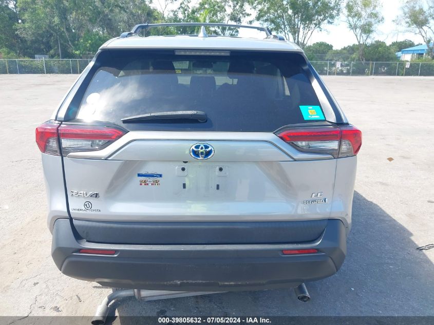 2020 Toyota Rav4 Hybrid Le VIN: 2T3LWRFV8LW079906 Lot: 39805632