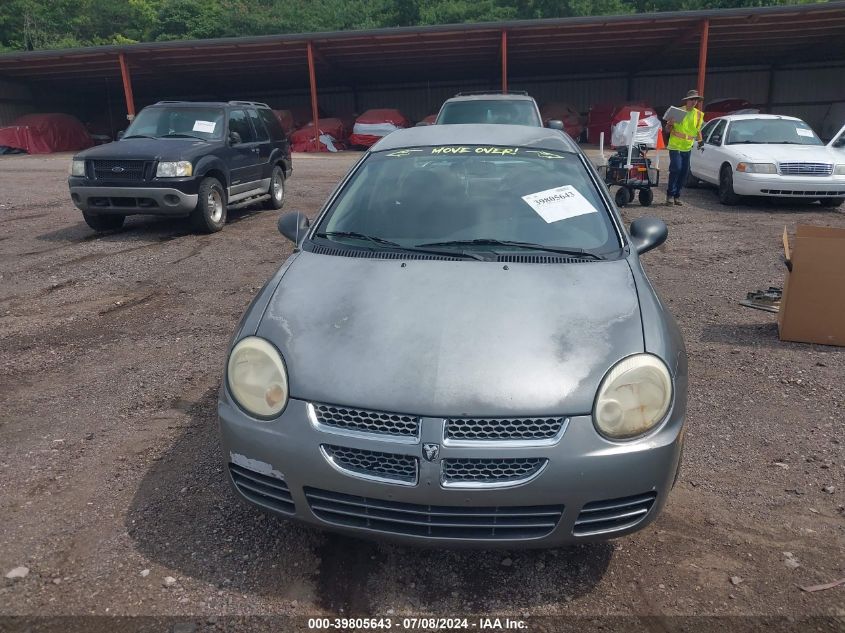 2005 Dodge Neon Sxt VIN: 1B3ES56C65D119820 Lot: 39805643