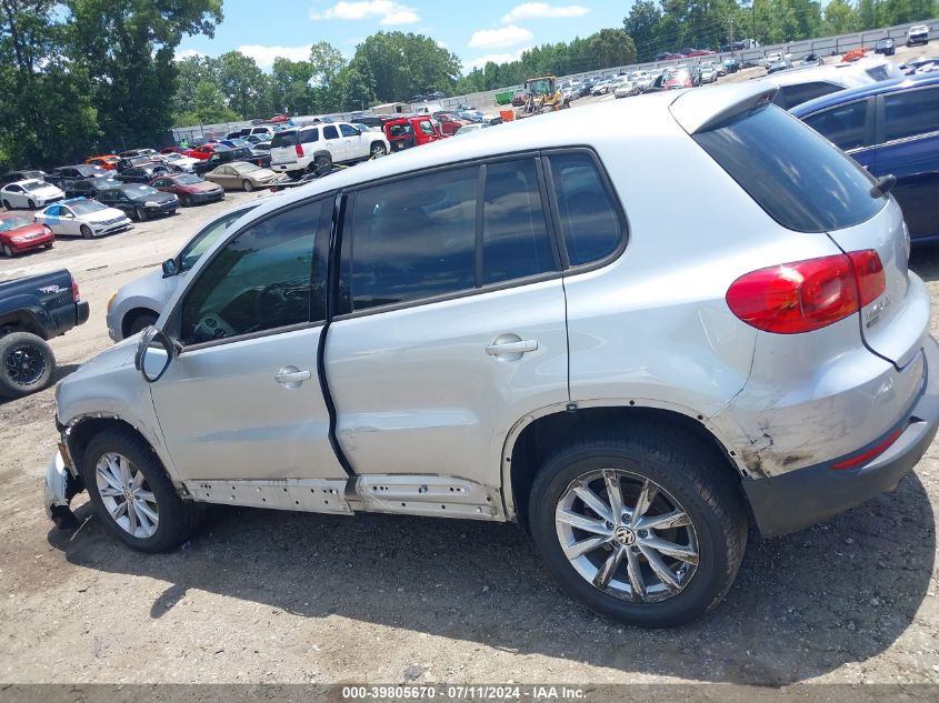 2017 Volkswagen Tiguan 2.0T/2.0T S VIN: WVGBV7AX5HK050757 Lot: 39805670