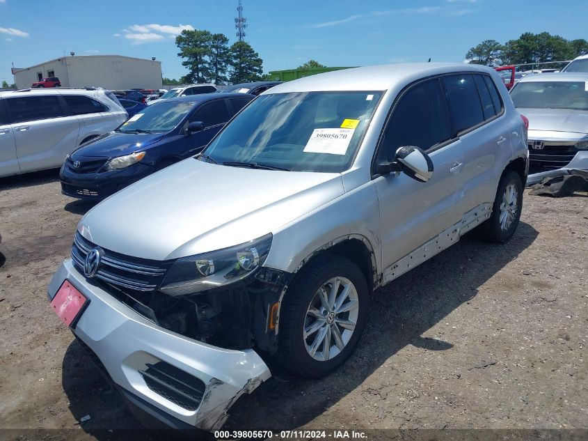 2017 Volkswagen Tiguan 2.0T/2.0T S VIN: WVGBV7AX5HK050757 Lot: 39805670