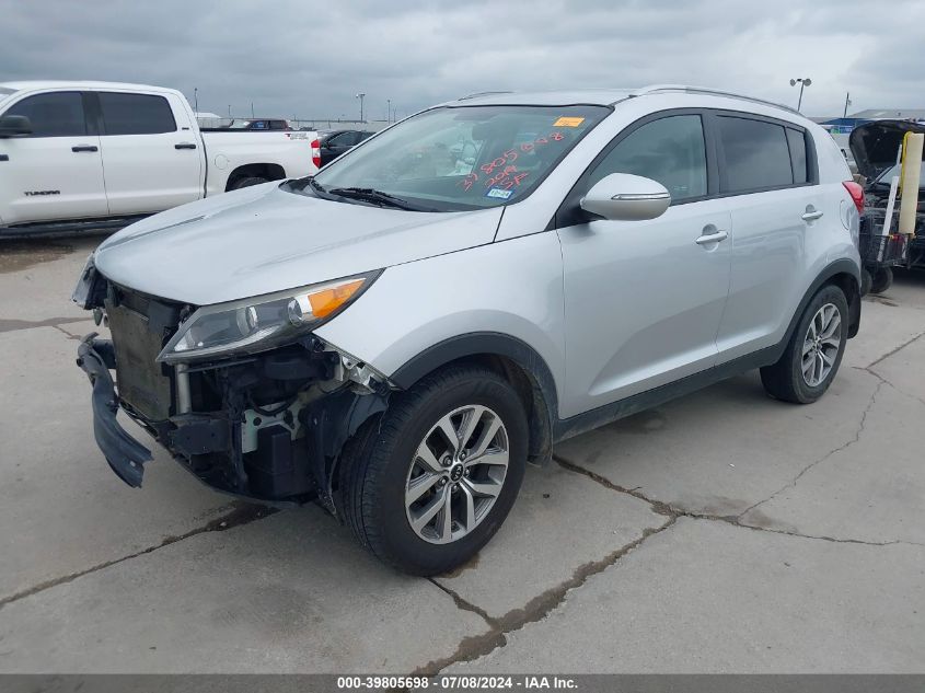 2014 Kia Sportage Lx VIN: KNDPB3AC9E7570788 Lot: 39805698