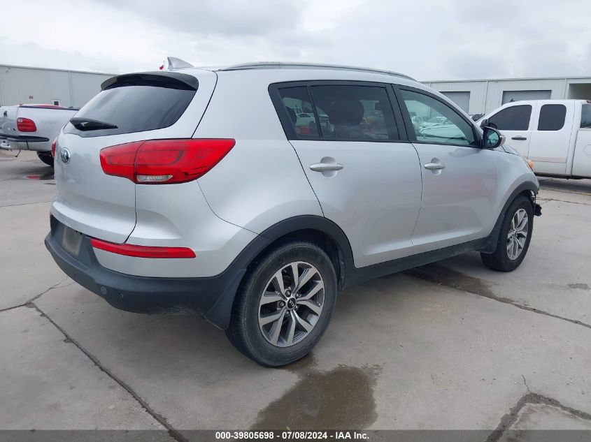 2014 Kia Sportage Lx VIN: KNDPB3AC9E7570788 Lot: 39805698