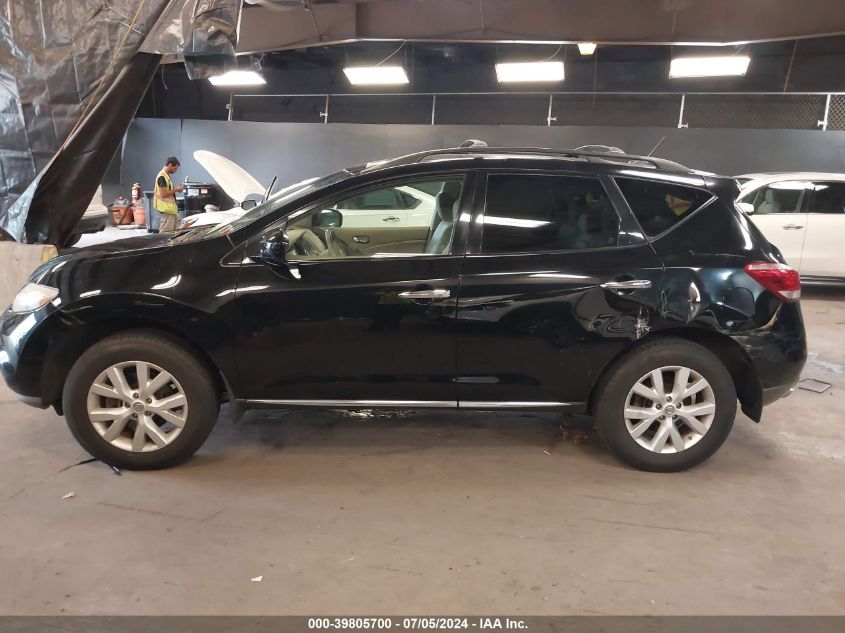 2011 Nissan Murano Sl VIN: JN8AZ1MWXBW187833 Lot: 39805700