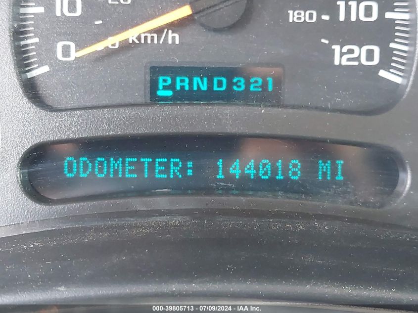 2003 Chevrolet Suburban 1500 Lt VIN: 1GNEC16Z93R172382 Lot: 39805713