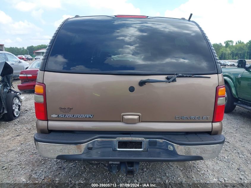 2003 Chevrolet Suburban 1500 Lt VIN: 1GNEC16Z93R172382 Lot: 39805713