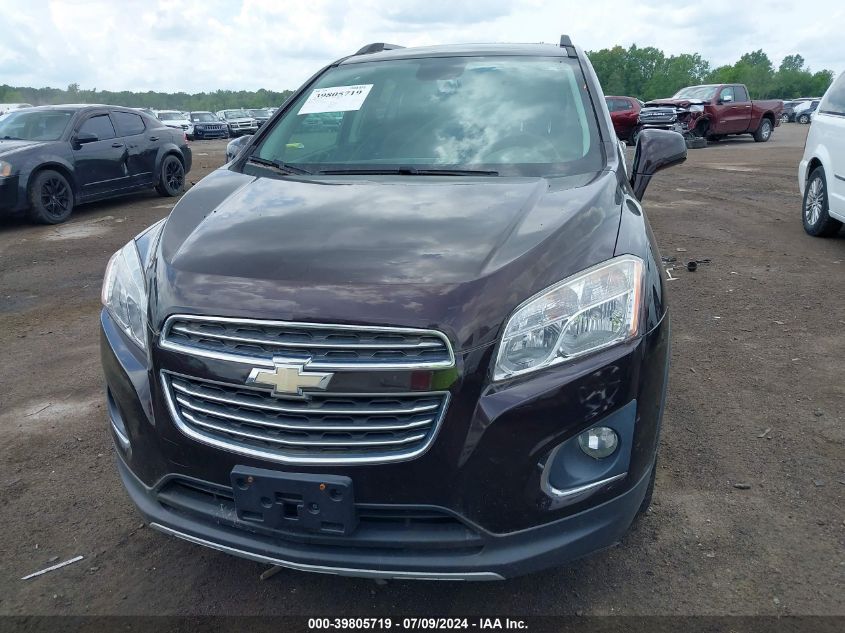 2015 Chevrolet Trax Ltz VIN: KL7CJNSB8FB064044 Lot: 39805719