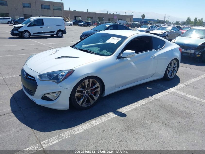 2015 Hyundai Genesis 3.8 R-Spec VIN: KMHHU6KJ1FU126378 Lot: 39805733