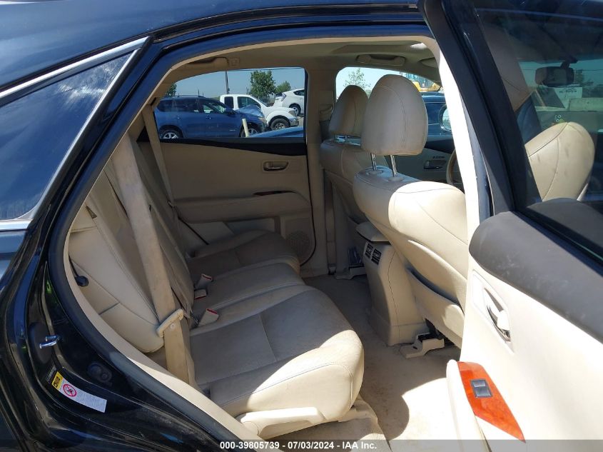 2012 Lexus Rx 350 VIN: 2T2BK1BA1CC126937 Lot: 39805739