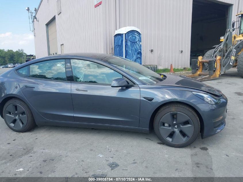 2023 Tesla Model 3 Rear-Wheel Drive VIN: 5YJ3E1EA8PF701371 Lot: 39805754