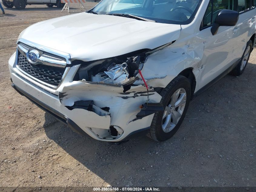 2015 Subaru Forester 2.5I VIN: JF2SJABC1FH481472 Lot: 39805768