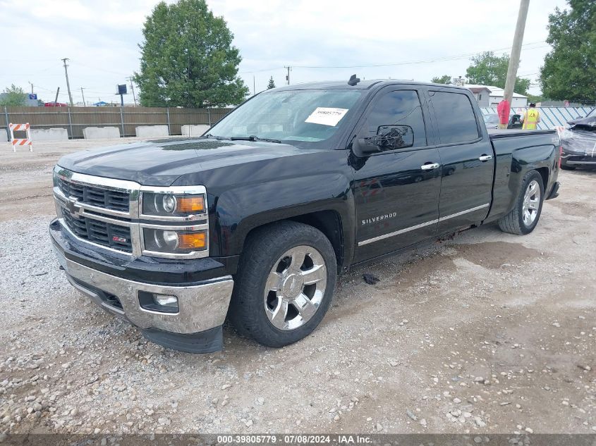 2014 Chevrolet Silverado K1500 Ltz VIN: 3GCUKSECXEG110874 Lot: 39805779