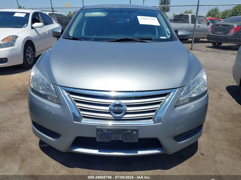 2013 Nissan Sentra Sv VIN: 3N1AB7AP0DL652549 Lot: 39805798