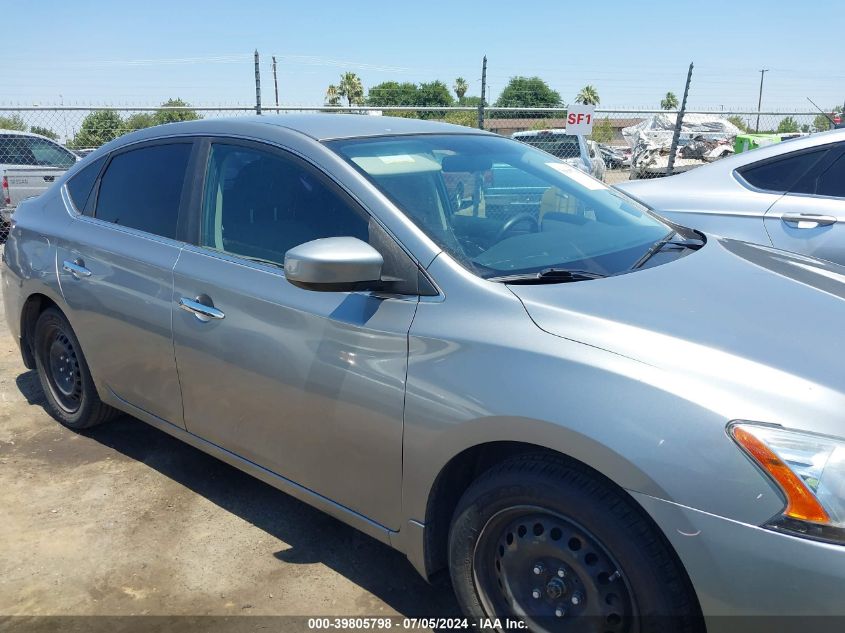 2013 Nissan Sentra Sv VIN: 3N1AB7AP0DL652549 Lot: 39805798