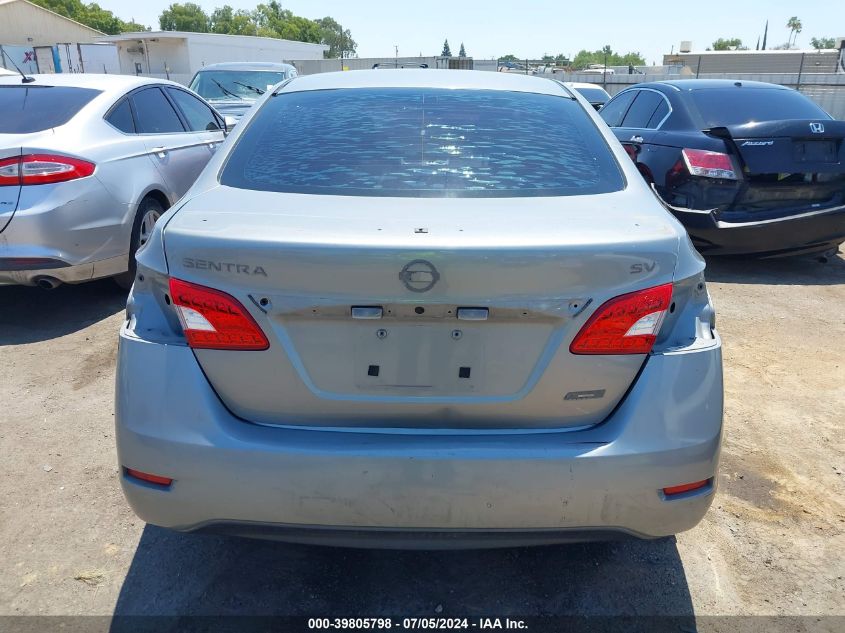 2013 Nissan Sentra Sv VIN: 3N1AB7AP0DL652549 Lot: 39805798