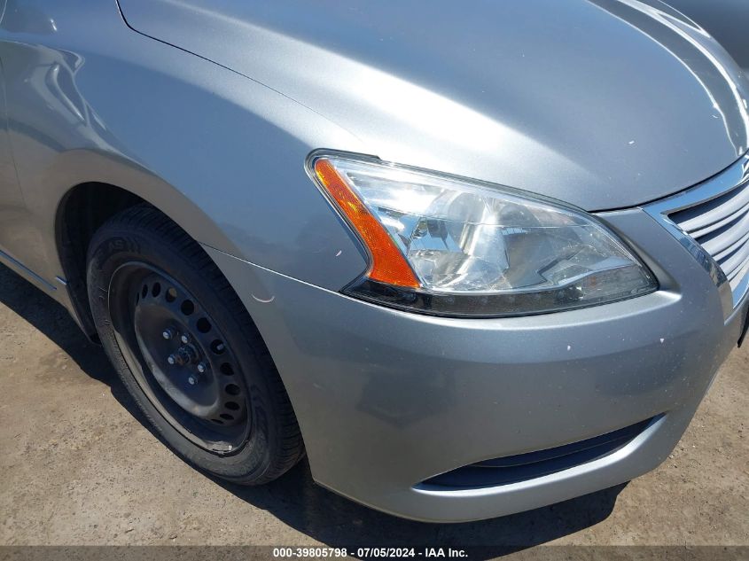 2013 Nissan Sentra Sv VIN: 3N1AB7AP0DL652549 Lot: 39805798