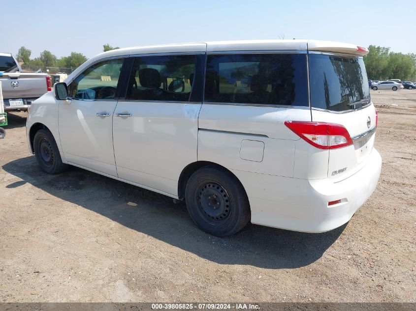 2012 Nissan Quest S VIN: JN8AE2KP3C9033297 Lot: 39805825