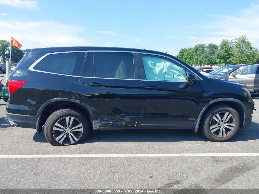 2018 Honda Pilot Ex VIN: 5FNYF6H39JB054354 Lot: 39805859