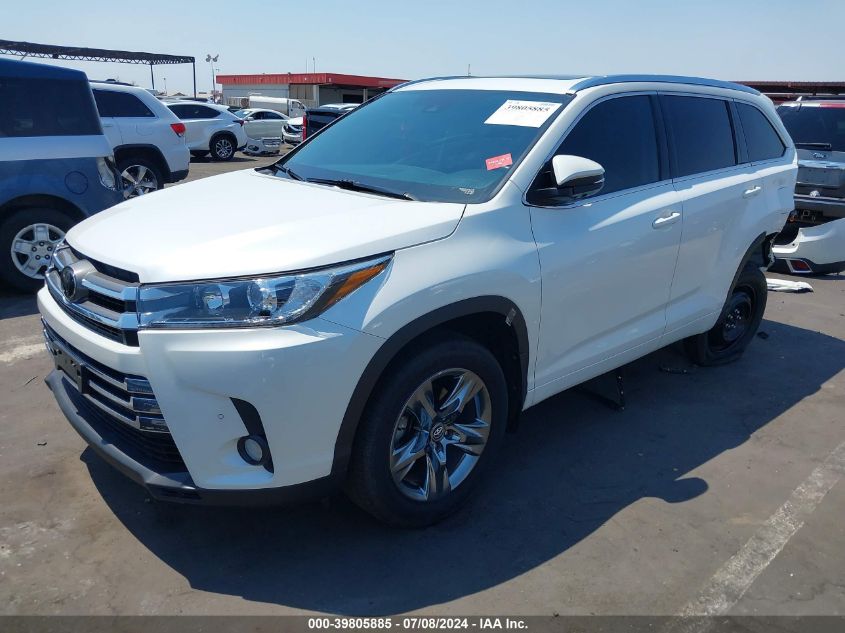 2018 Toyota Highlander Limited Platinum VIN: 5TDDZRFH3JS832035 Lot: 39805885